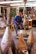 Paper Clay work and Barbara Sorensen
