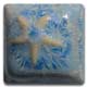 WC-162 Blue Snowflakes Glaze