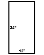 Example of 2 sq. ft. piece