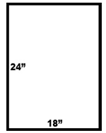 Example of 3 sq. ft. piece