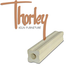 Cordierite Post - 10"x1-1/2"x1-1/2" Square
