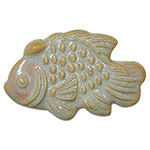 Spectrum 1443 Fuzzy Peach Floating Glaze