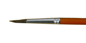 Soft Round Ox Hair Brush #4